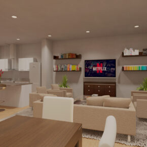 SALA COMEDOR COCINA 2 CASA 1